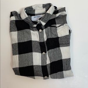 Girls Old Navy Flannel Shirt